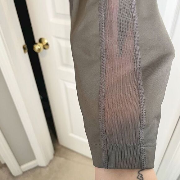 Joy Lab High Rise Sheer Paneled Perforated Holes Full Length Athletic Leggings - Picture 6 of 13